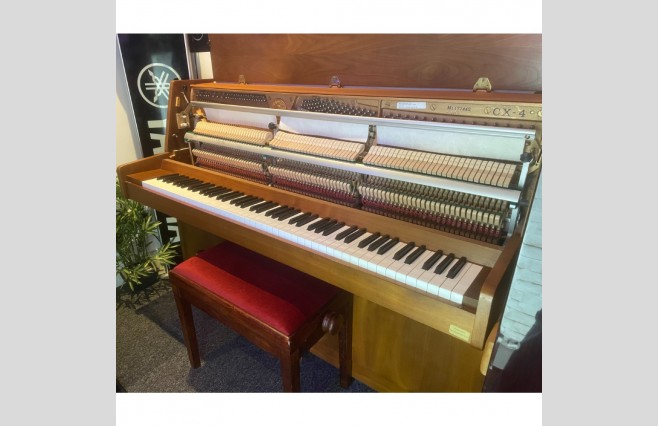 Used Kawai Satin Oak CX4 Upright Piano - All Inclusive Premium Package (SN:M1477442) - Image 9